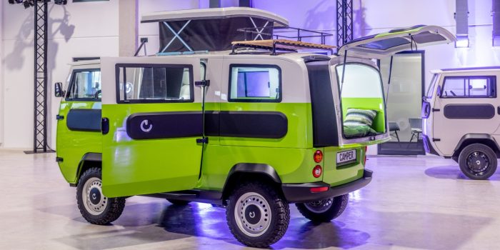 Electric brands xbus camper