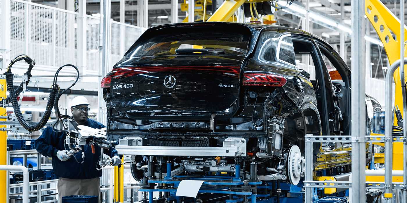 Mercedes cheap eqs production
