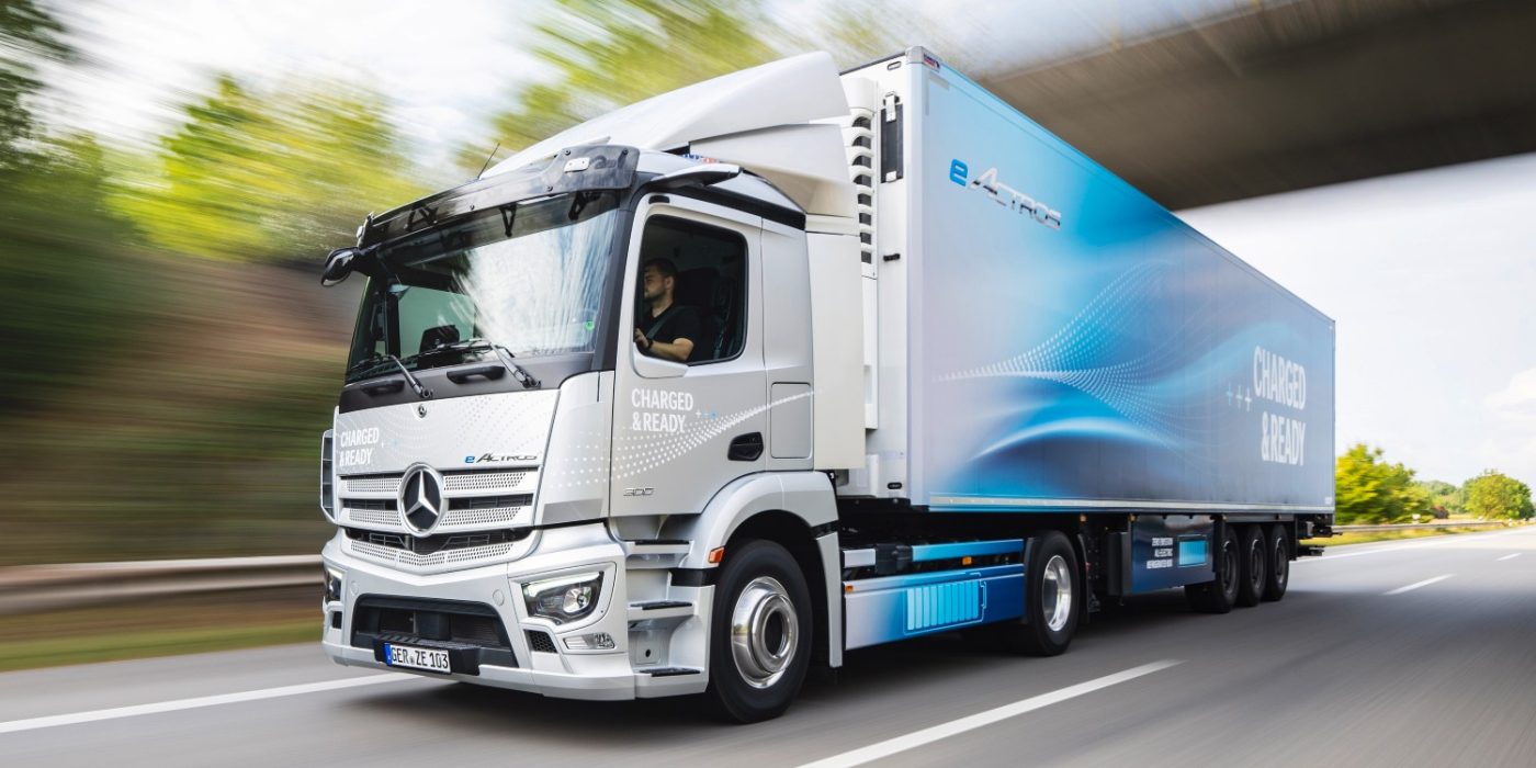 Mercedes eactros sattelzug iaa