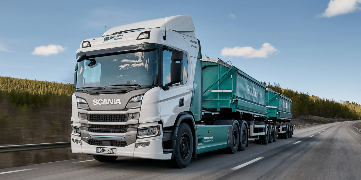 Camión eléctrico Scania e lkw min e