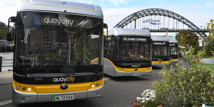 Voltra elektrobus autobús eléctrico quaycity go ahead grossbritannien uk england min