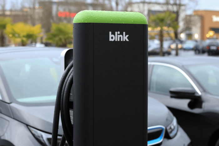Blink charging ladestation charging station min e
