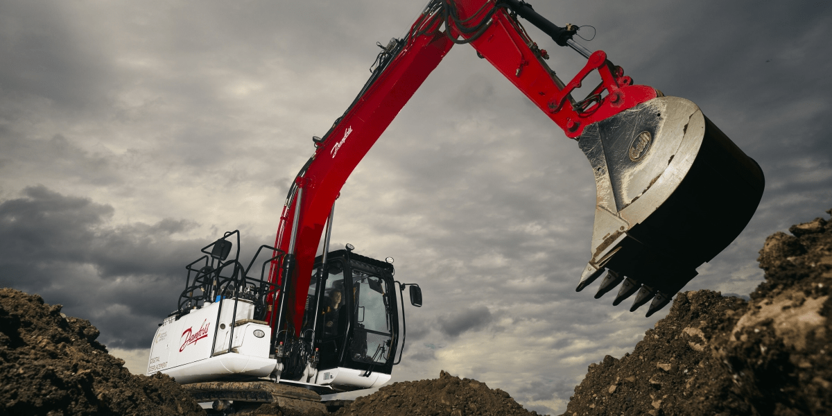 Danfoss elektro bagger electric excavator min