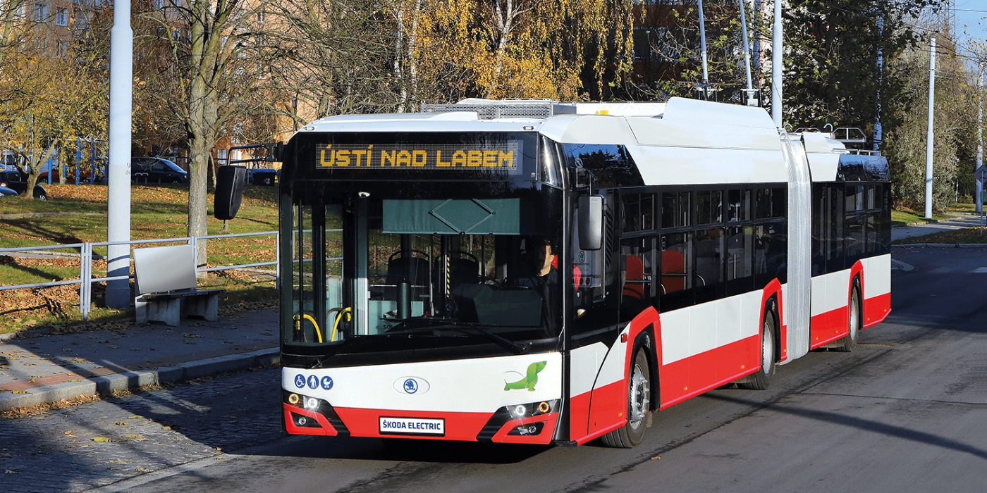 Skoda 27tr elektrobus autobús eléctrico tschechien república checa usti nad labem min
