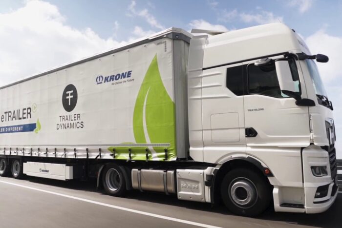 Dinámica del remolque etrailer db schenker e