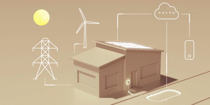 Volvo bidirektionales laden