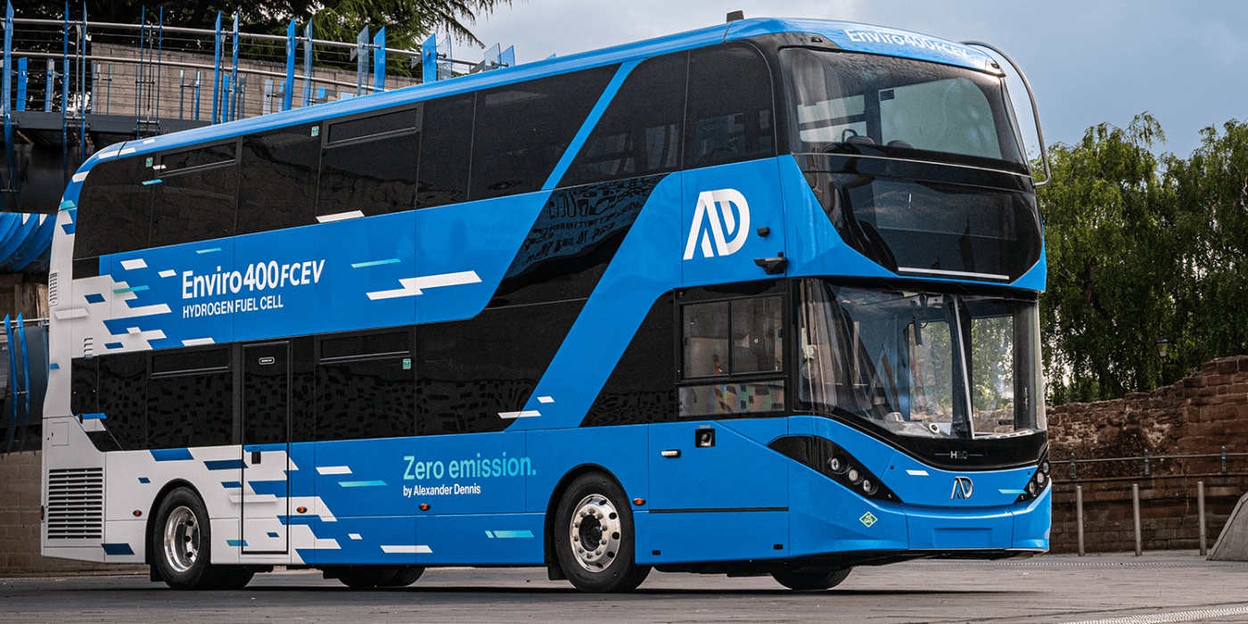 Alexander dennis enviro400fcev brennstoffzellen bus pila de combustible bus min e