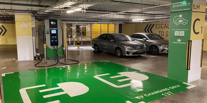 Charge plus ladestation charging station singapur singapore min