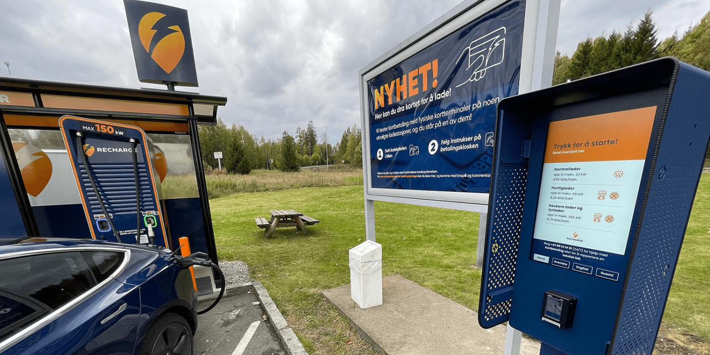 Recarga ladestación estación de carga norwegen noruega min