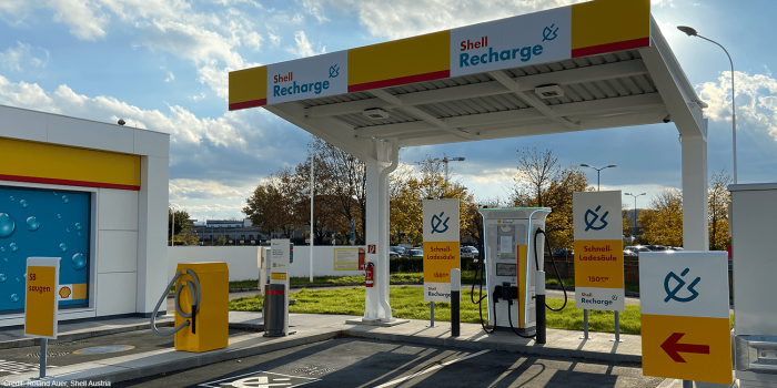 Shell recharge ladestation charging station abb terra oesterreich austria min