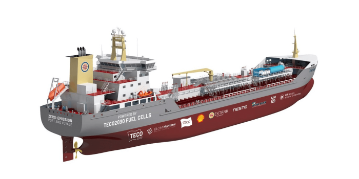 Teco brennstoffzellen schiff pila de combustible barco min