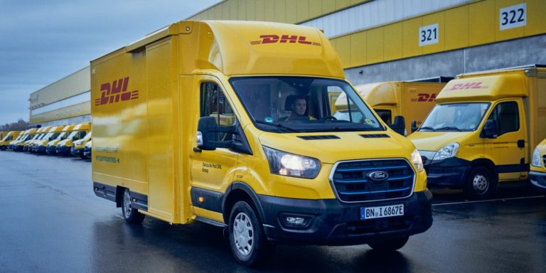 Deutsche post dhl ford e transit box