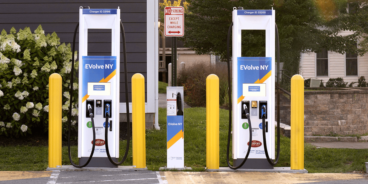 Estación de carga Evolve ladestation ee.uu. york min e