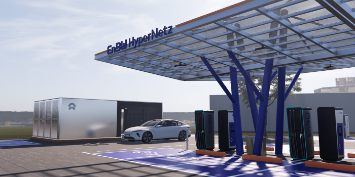Nio enbw ladestation charging station akku tausch battery swap min