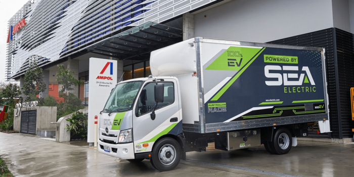 Sea electric e lkw electric truck ampol australien australia min