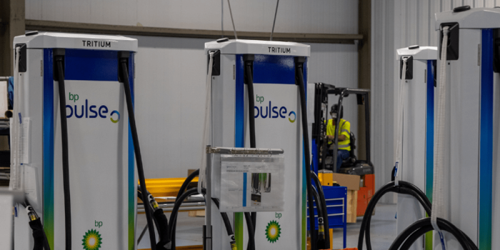 Estación de carga de ladestación de tritio bp pulso min