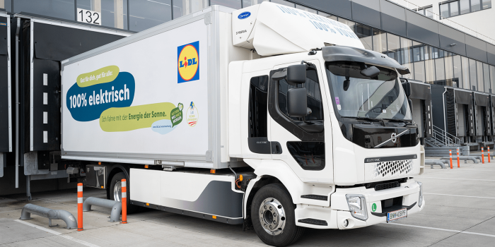 Volvo trucks fl electric e lkw camión eléctrico lidl oesterreich austria min