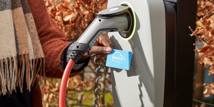 Blue corner ac charging typ eq wallbox