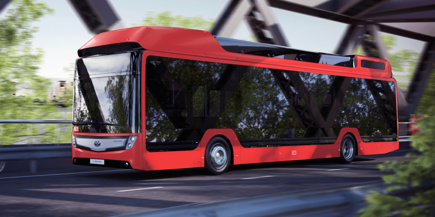 Caetanobus h2 city gold brennstoffzellen autobús de pila de combustible autobús de hidrógeno deutsche bahn db regio bus min