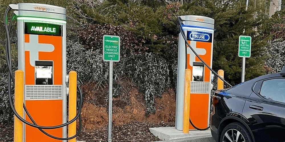 Estación de carga Chargepoint ladestation usa min