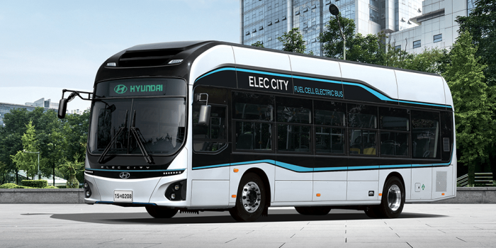 Hyundai elec city fcev brennstoffzellen bus fuel cell bus suedkorea del sur min