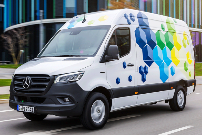 Mercedes benz esprinter e transporter eléctrico min e