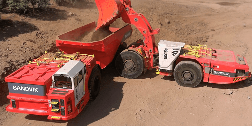 Sandvik electric mining mine min