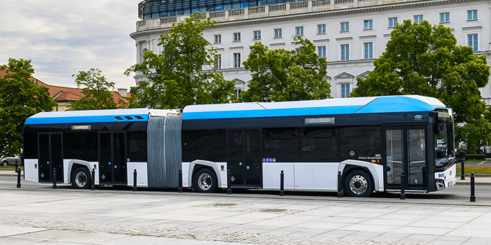 Solaris urbino hidrógeno elektrobus autobús eléctrico min