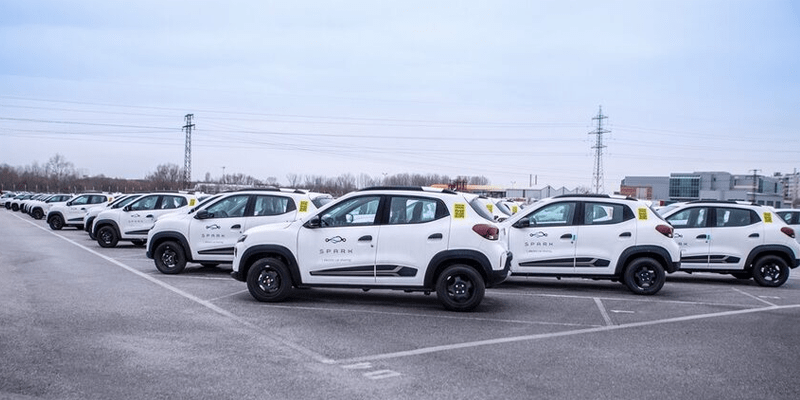 Spark ride share bulgarien bulgaria dacia spring electric min