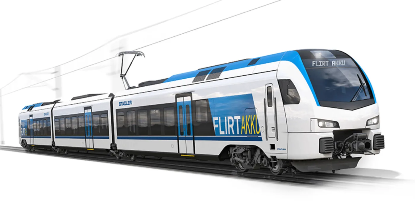 Stadler first to bring a battery electric train to the US electrive