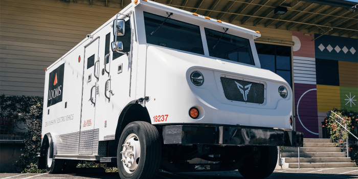Xos armored electric vehicle loomis min