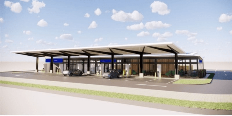 Estación de carga Bp pulse ladestation compagnie de phalsbourg frankreich france min