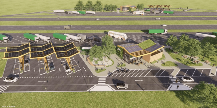 Estación de carga Fastned ladestation belgien belgium min