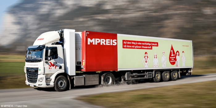 Hyzon motors brennstoffzellen lkw fuel cell truck mpreis min