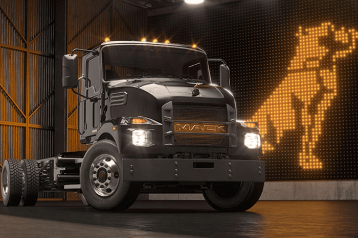 Mack trucks mack md electric e lkw electric truck usa min e