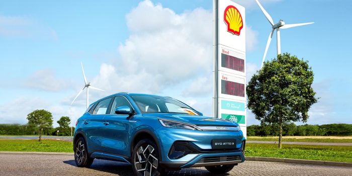 Shell BYD Ladekooperation Europa