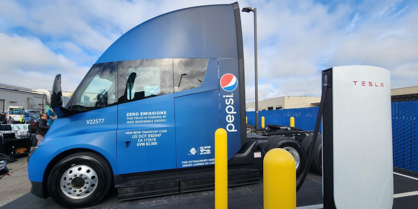 Tesla Semi PepsiCo Sacramento Kalifornien