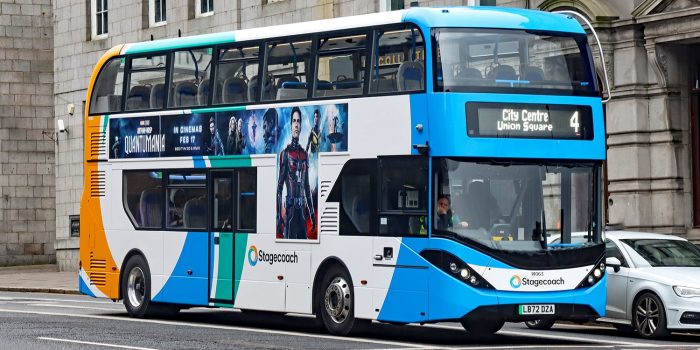 Byd adl enviro400ev elektrobus autobús eléctrico stagecoach schottland scotland min