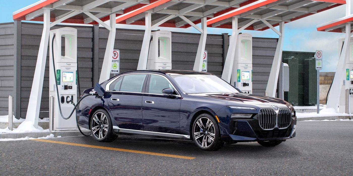 Electrify canada estación de carga ladestation bmw i7 kanada min e