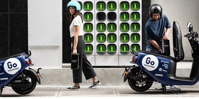 Gogoro e roller electric scooter akku tausch battery swap Filipino Philippines Philippinen min