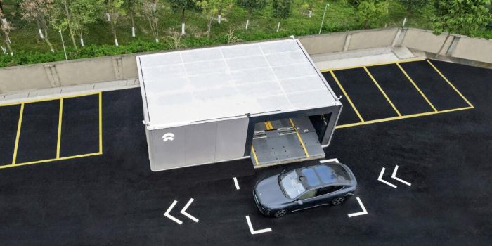 Nio akku tausch battery swap china chengdu min