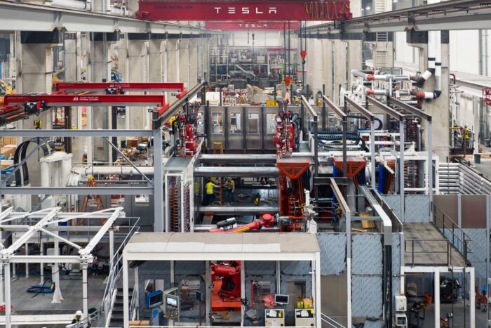 Tesla gigafactory texas giga texas min e