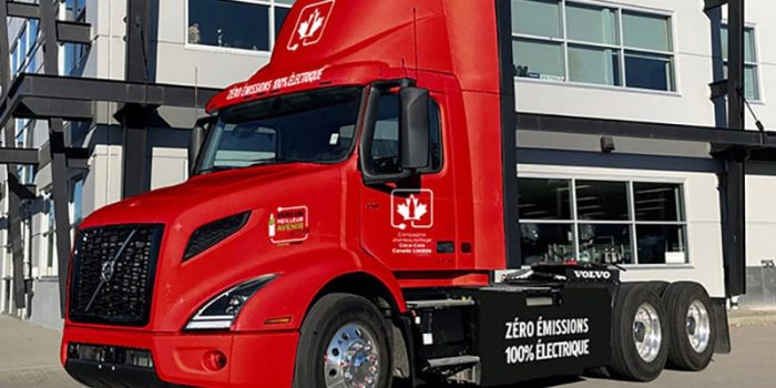 Volvo trucks vnr electric coca cola canada e lkw electric trucks kanada min