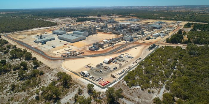 Albermarle lithiumhydroxid kemerton australien australia min