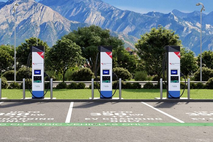 Electrify america rocky mountain power ladestation charging station usa min e