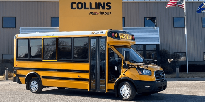 Ford e transit elektrobus electric bus collins bus usa min