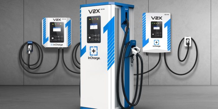 Estación de carga Incharge energy ladestation v2x v2g min
