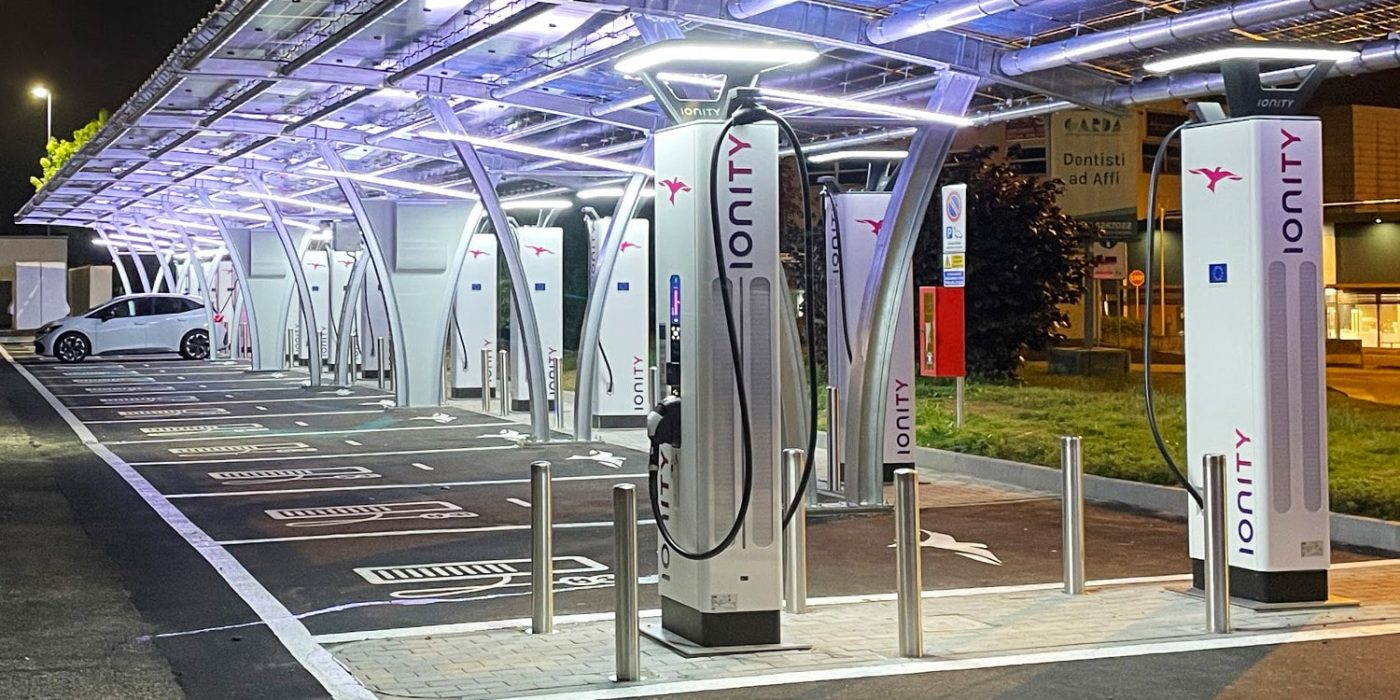 Ionity ladestation charging station italien italy affi min