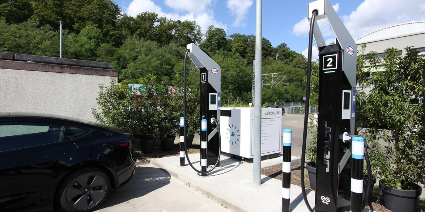 Estación de carga Jolt energy ladestation esso min
