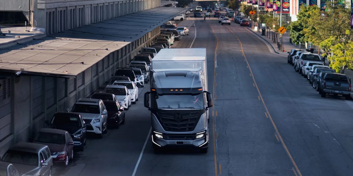 Nikola motor nikola tre bev e lkw camión eléctrico min